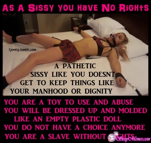 Toys Sissy Porn Captions - Femboy, Hypno, Porn Sissy Caption â„–2138: betaboy is tied up and fixed on  the bed