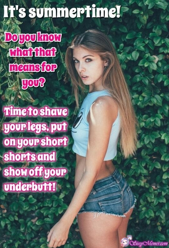 Tight Shorts Porn Caption - fit girl in short summer shorts | Sissy Caption