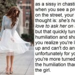 chastity cage sissy captions