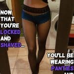 pantyhose feminization captions