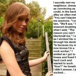 sissy blackmail caption porn