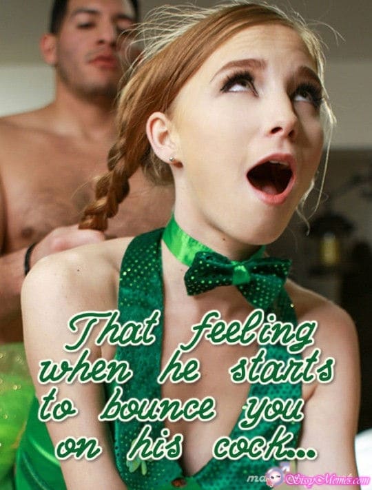 Training Daddy Breeding Anal sissy caption: That feeling when he starts to bounce you on his cock… daddy and his friends sissy caption xxx Guy Fucks Sissytrap to Sissygazm