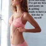 Pensive Cd Puts on Lingerie