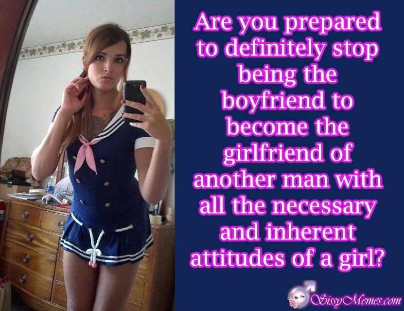 Trap Teen My Favorite Femboy Daddy sissy caption: Are you prepared to definitely stop being the boyfriend to become the girlfriend of another man with all the necessary and inherent attitudes of a girl? Young Cutie Betaboy in Anime Costume