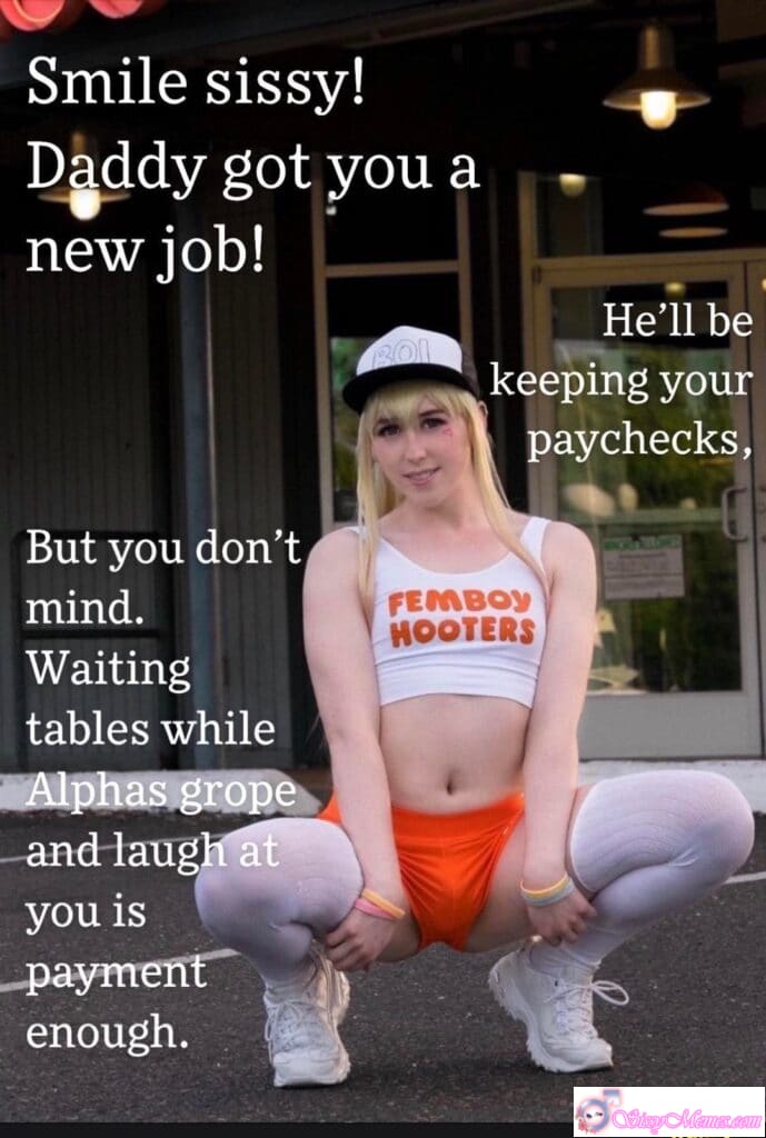 Sissy Serves While Alphas Laugh