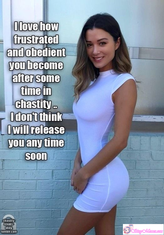 Trap Sexy Feminization Chastity sissy caption: A sissy grows frustrated yet obedient after time in chastity. The teasing intensifies as release is withheld, deepening submission, control, and playful power dynamics. Sissy Obeys and Frustrates in Chastity