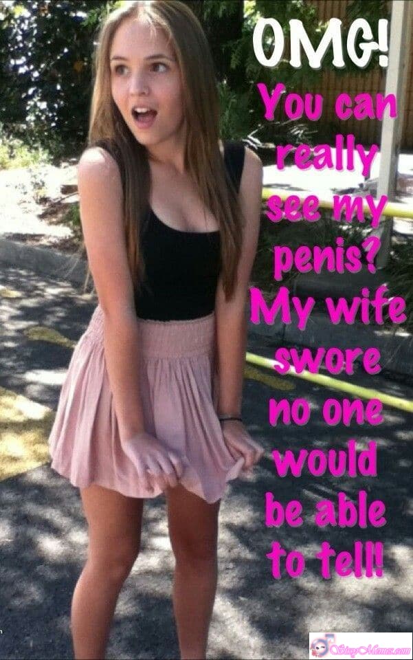 Trap Femboy sissy caption: She thought her little secret was safe, but one glance gives it away. The shock, the blush, and the thrill of being noticed all hit at once. When Her Secret Slips Out