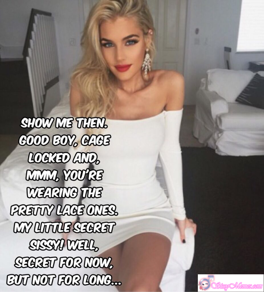 Little Secret Sissy Wearing Lace