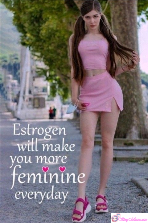 Teen Sexy Humiliation Feminization sissy caption: Estrogen will make you more feminine everyday Rabinda Estrogen Will Make You More Feminine Everyday