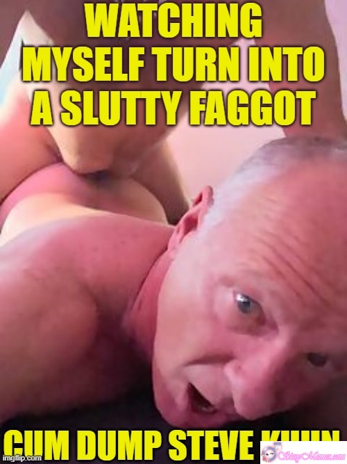 Porn Humiliation Forced Daddy Breeding BBC Anal sissy caption: Steve Kuhn's thick cock presses against the sissy's exposed hole, ready for breeding. Humiliated Sissy Steve Kuhn’s Anal Breeding Session